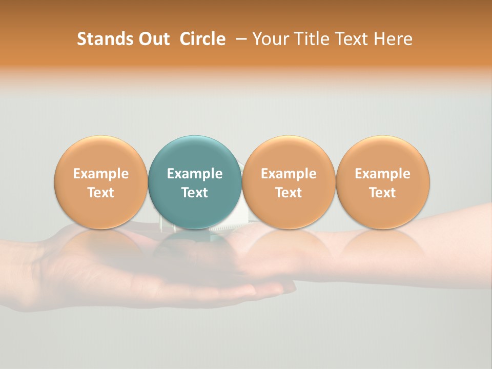 Wooden Buying Gold PowerPoint Template