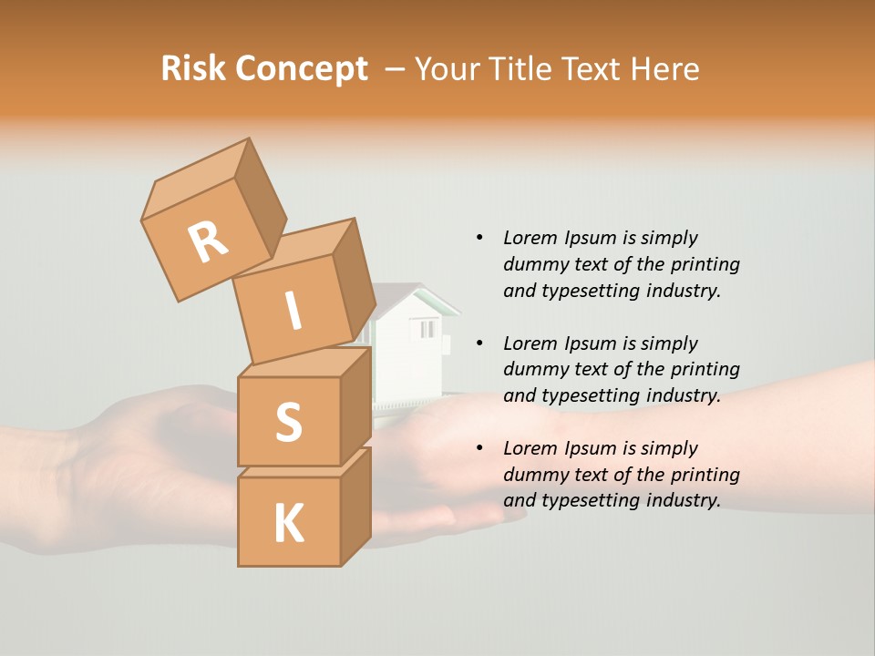 Wooden Buying Gold PowerPoint Template