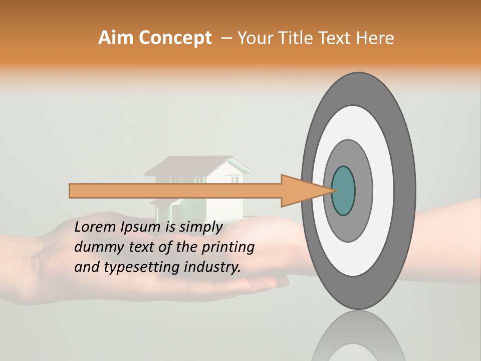 Wooden Buying Gold PowerPoint Template