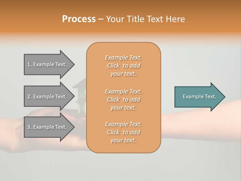 Wooden Buying Gold PowerPoint Template