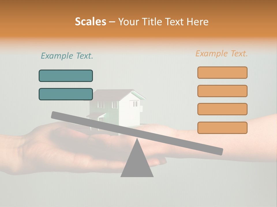 Wooden Buying Gold PowerPoint Template