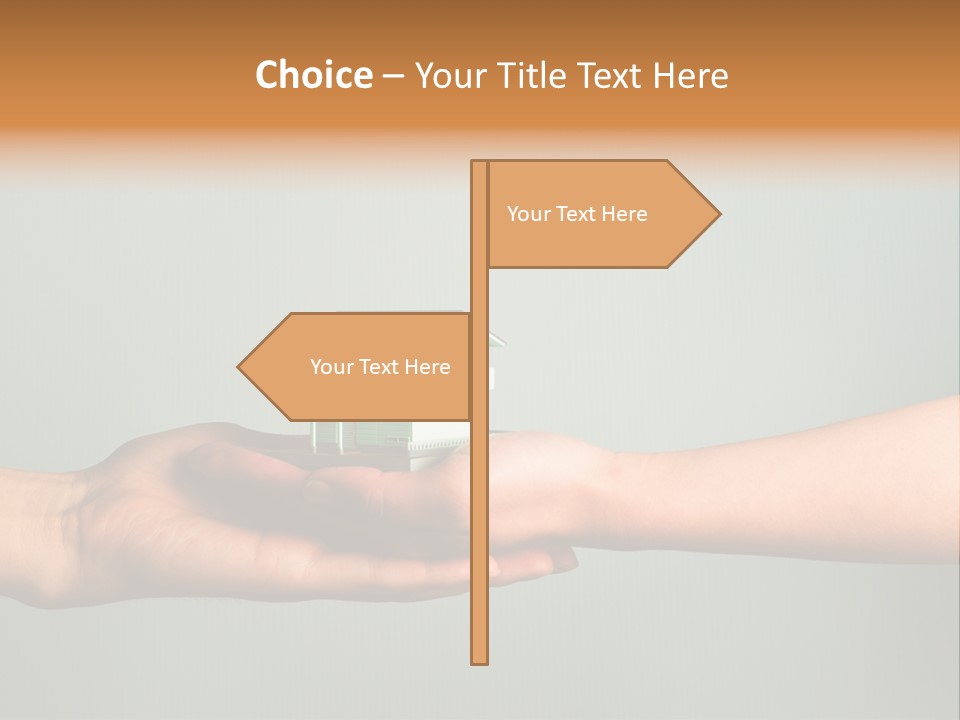 Wooden Buying Gold PowerPoint Template