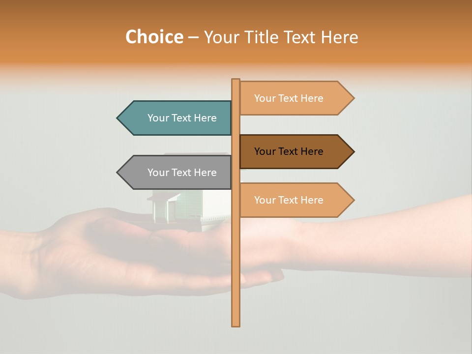 Wooden Buying Gold PowerPoint Template