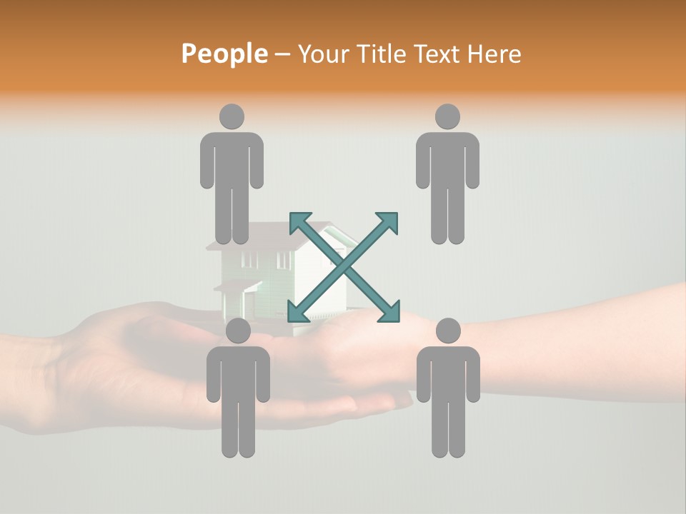 Wooden Buying Gold PowerPoint Template