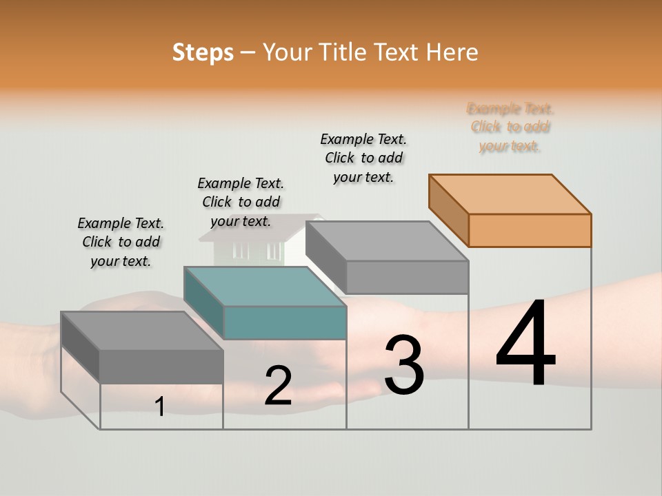 Wooden Buying Gold PowerPoint Template