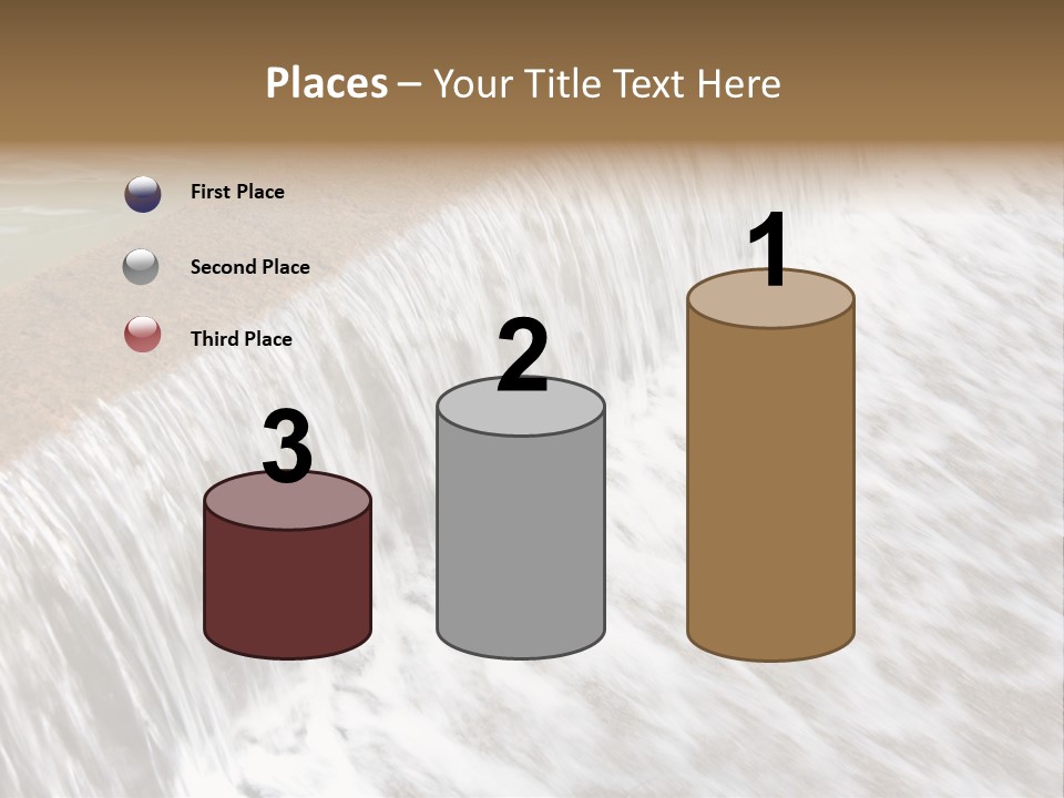 Energy Technology Spillway PowerPoint Template