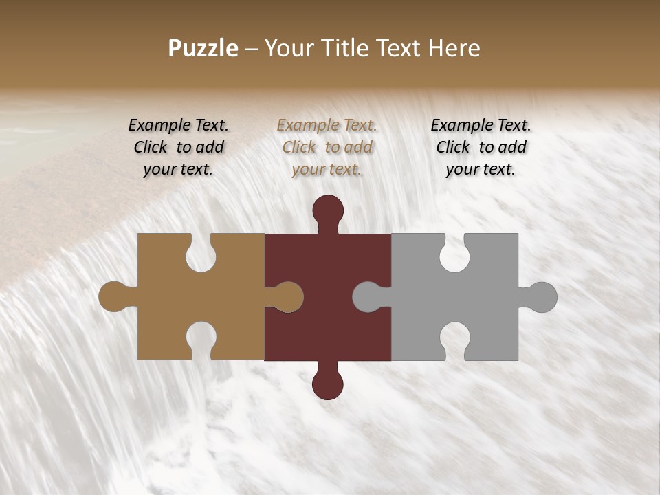 Energy Technology Spillway PowerPoint Template