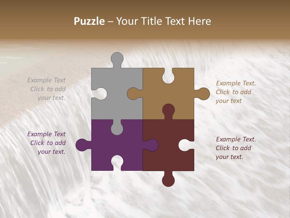 Energy Technology Spillway PowerPoint Template