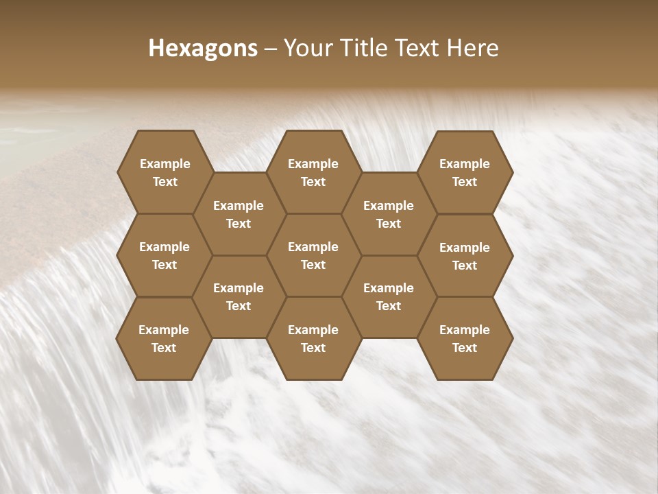 Energy Technology Spillway PowerPoint Template