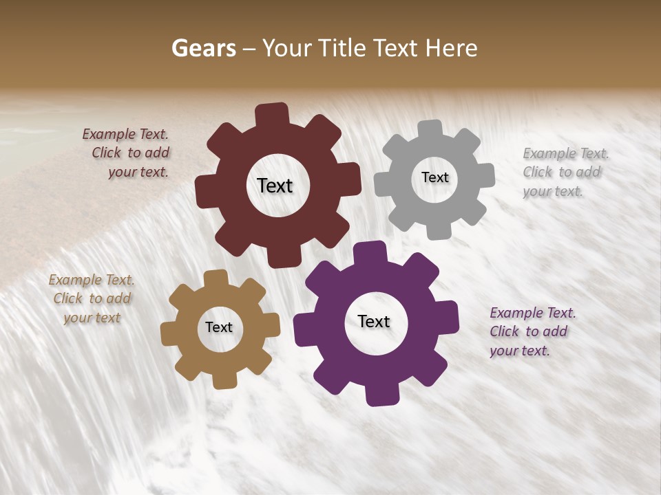 Energy Technology Spillway PowerPoint Template