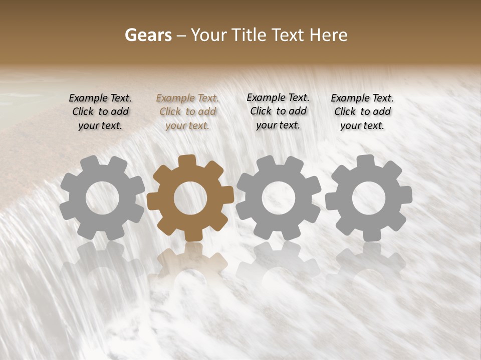 Energy Technology Spillway PowerPoint Template