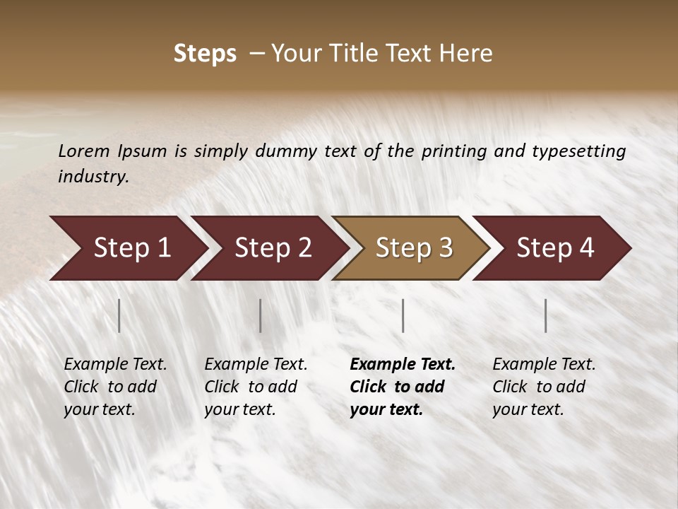 Energy Technology Spillway PowerPoint Template