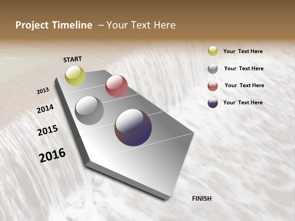 Energy Technology Spillway PowerPoint Template