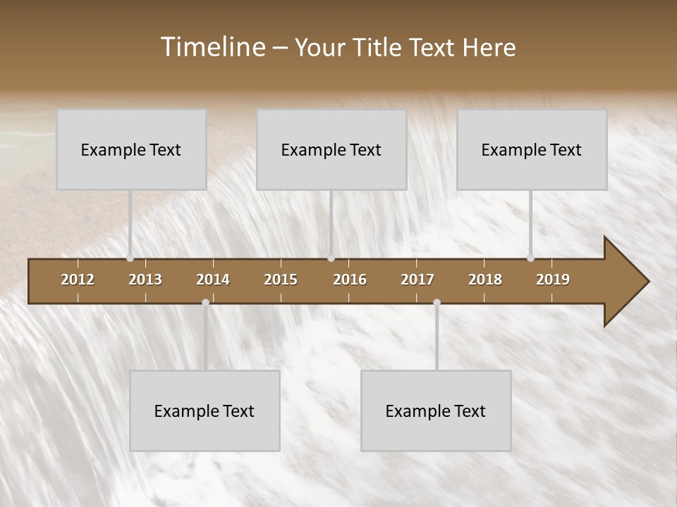 Energy Technology Spillway PowerPoint Template