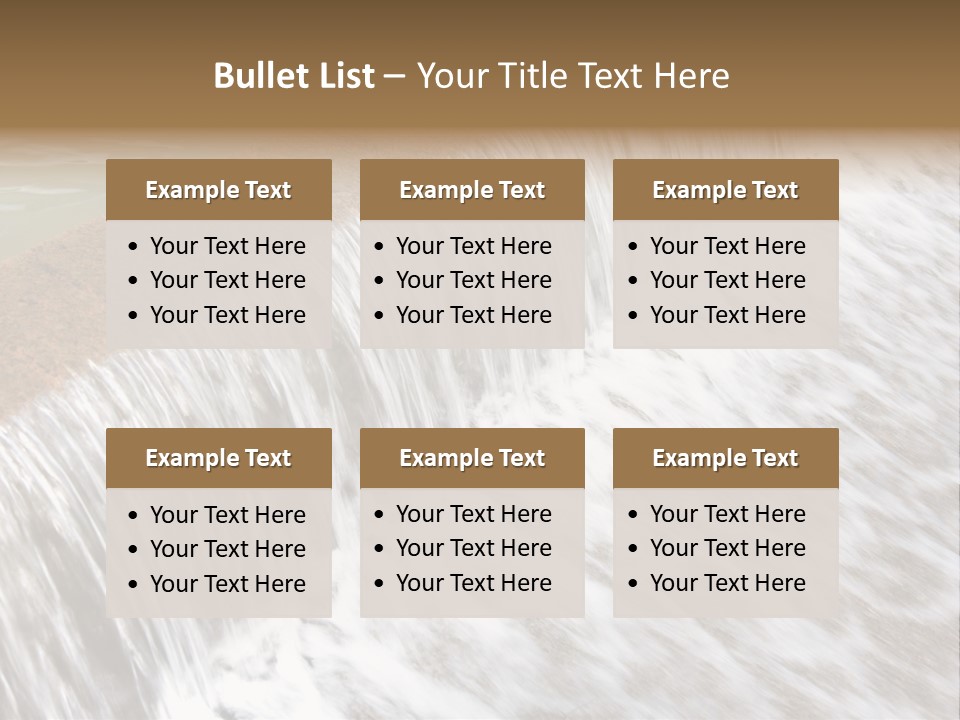 Energy Technology Spillway PowerPoint Template