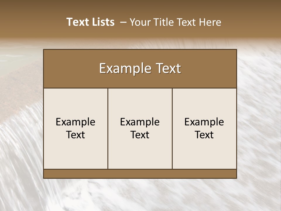 Energy Technology Spillway PowerPoint Template