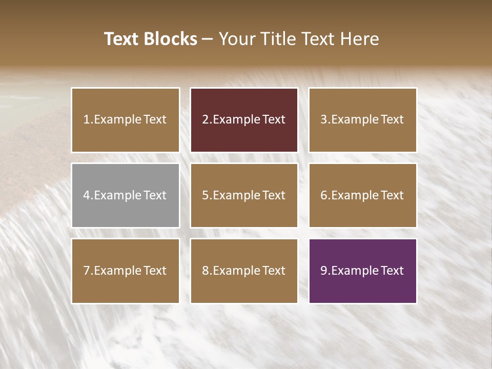 Energy Technology Spillway PowerPoint Template