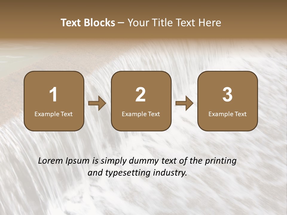 Energy Technology Spillway PowerPoint Template