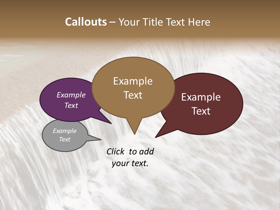 Energy Technology Spillway PowerPoint Template