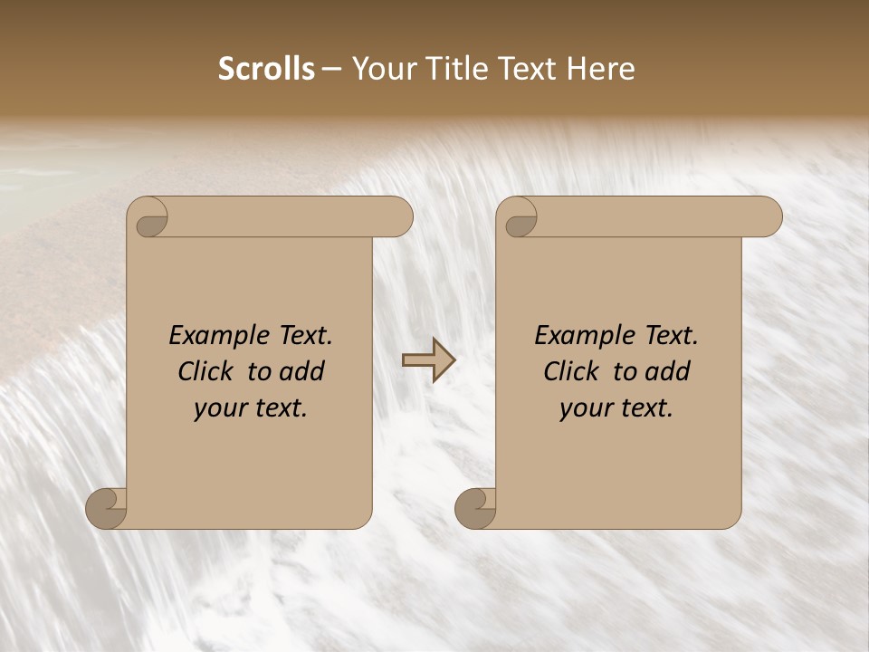 Energy Technology Spillway PowerPoint Template