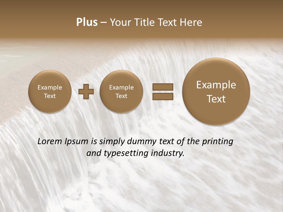 Energy Technology Spillway PowerPoint Template