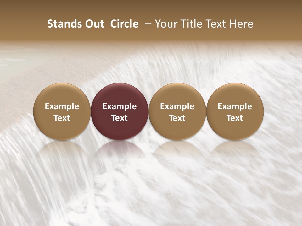 Energy Technology Spillway PowerPoint Template