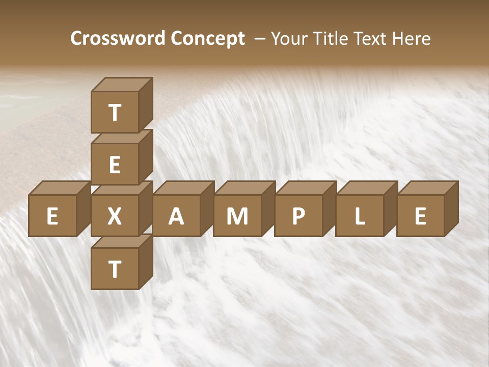 Energy Technology Spillway PowerPoint Template