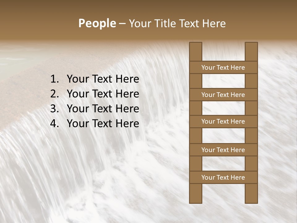 Energy Technology Spillway PowerPoint Template