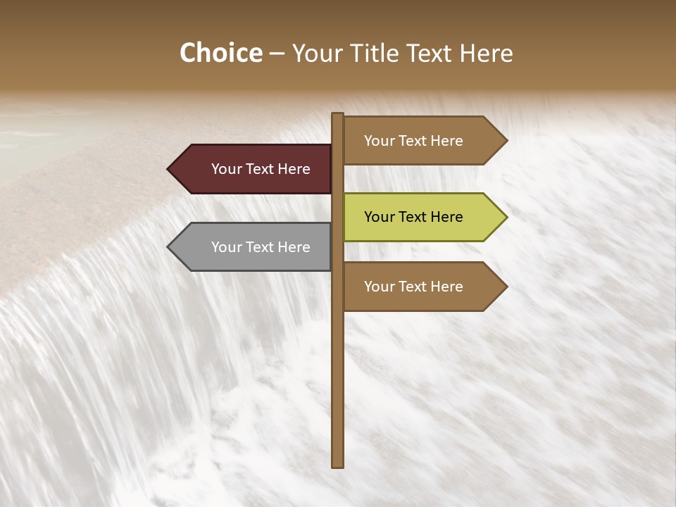 Energy Technology Spillway PowerPoint Template