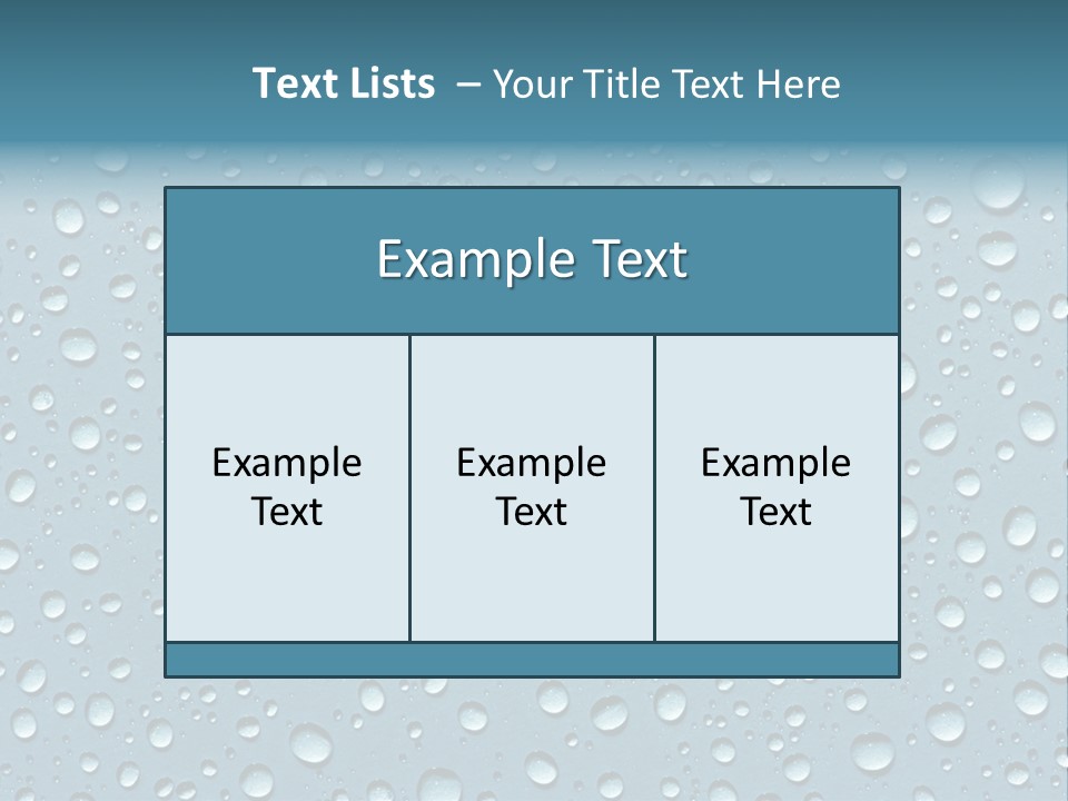 Spot Shower Sweat PowerPoint Template