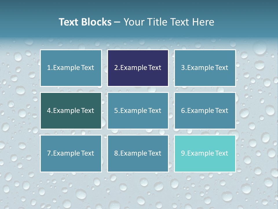 Spot Shower Sweat PowerPoint Template