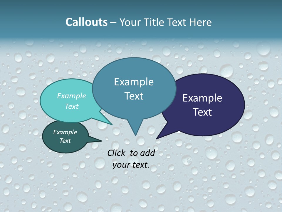 Spot Shower Sweat PowerPoint Template