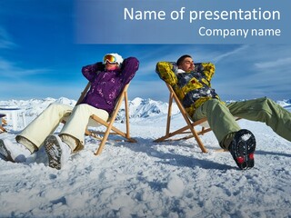 Snow Alps Vacation PowerPoint Template
