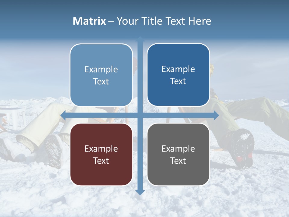 Snow Alps Vacation PowerPoint Template