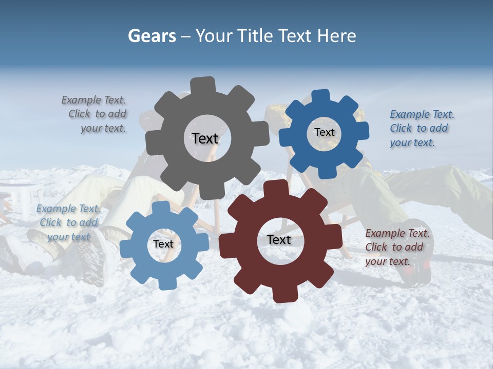 Snow Alps Vacation PowerPoint Template