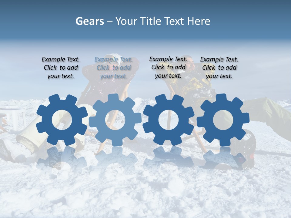 Snow Alps Vacation PowerPoint Template