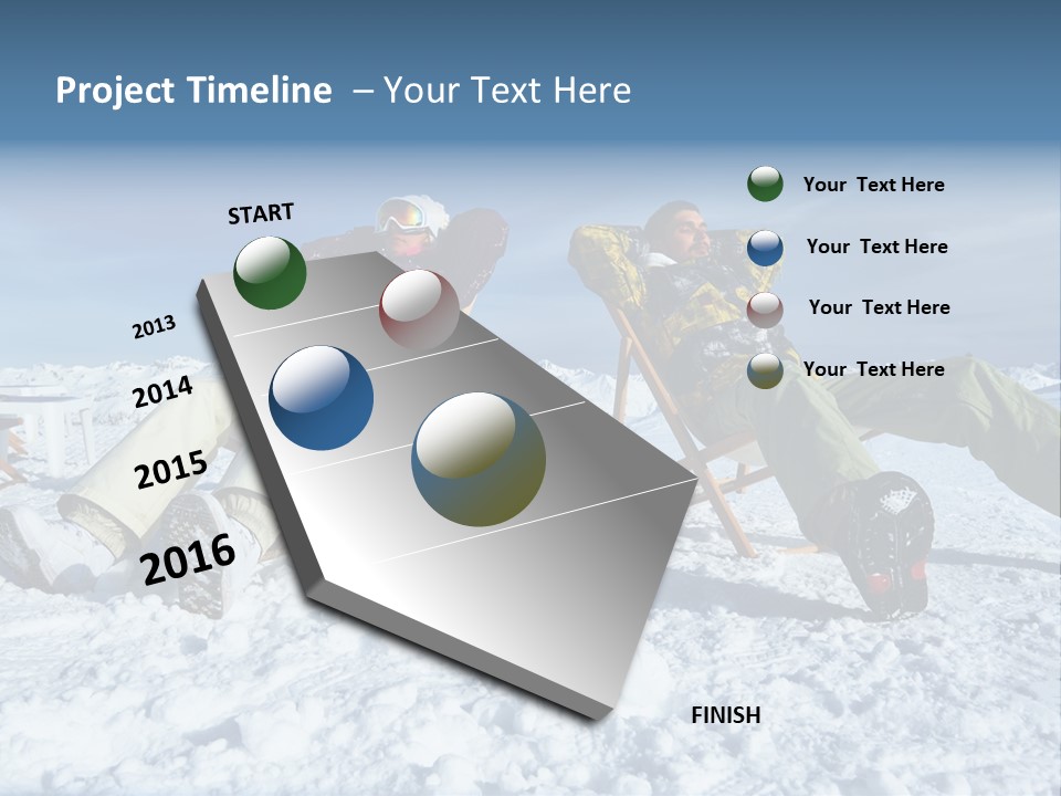 Snow Alps Vacation PowerPoint Template