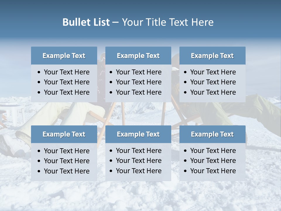 Snow Alps Vacation PowerPoint Template