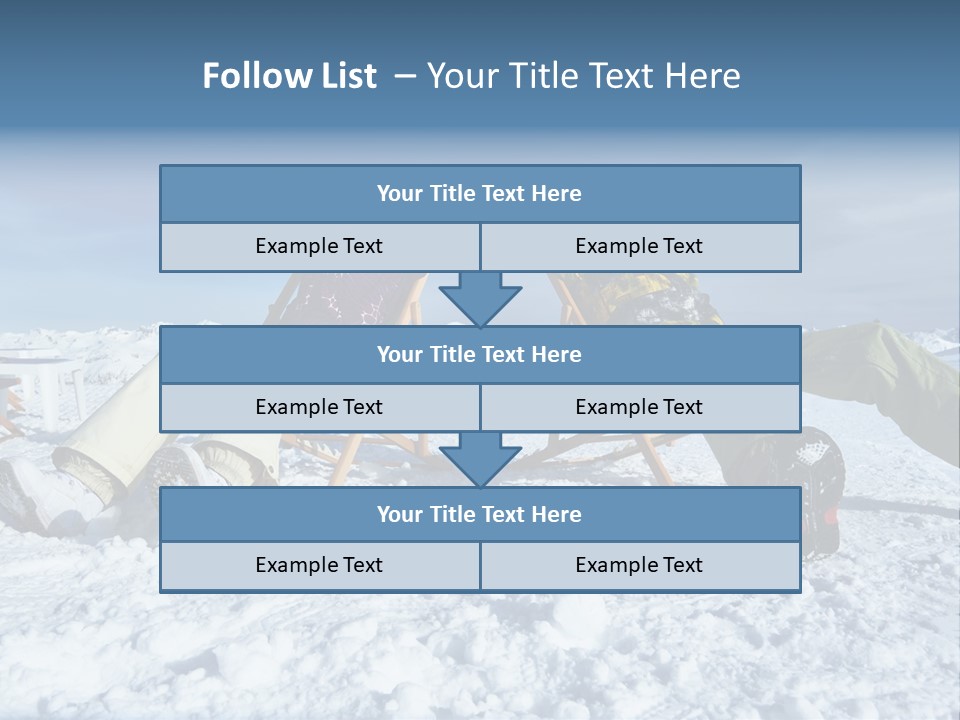 Snow Alps Vacation PowerPoint Template