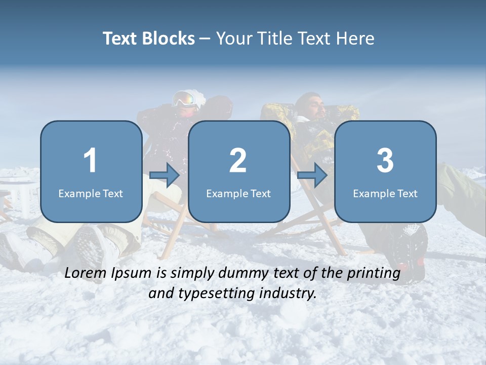 Snow Alps Vacation PowerPoint Template