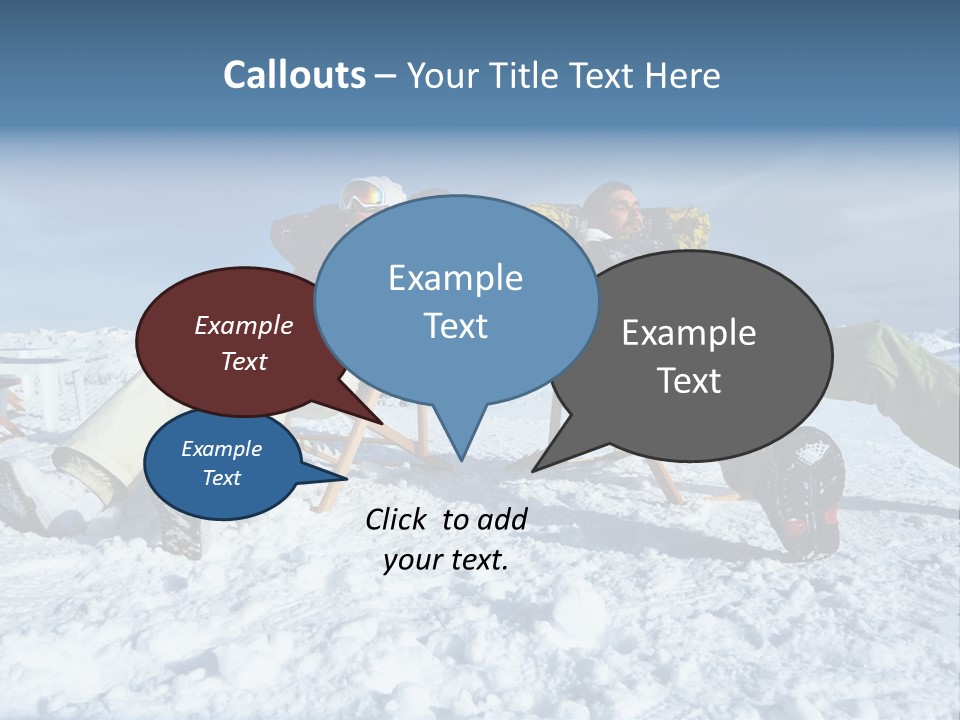 Snow Alps Vacation PowerPoint Template