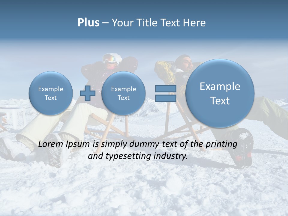 Snow Alps Vacation PowerPoint Template