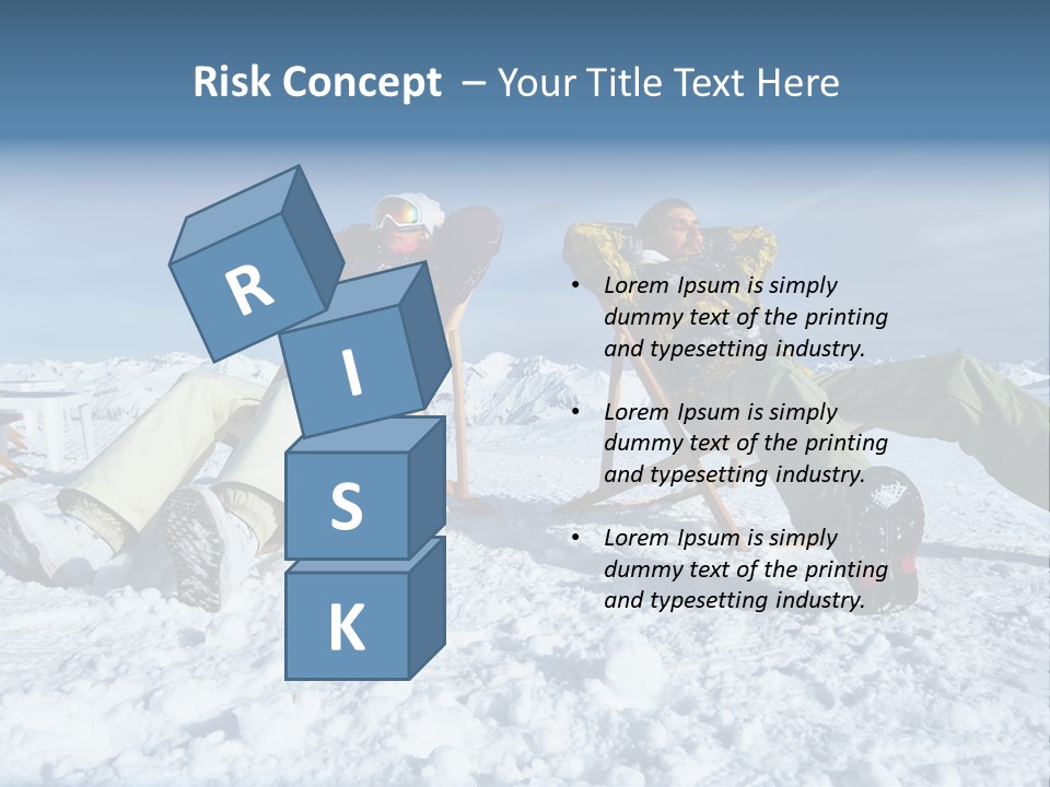 Snow Alps Vacation PowerPoint Template