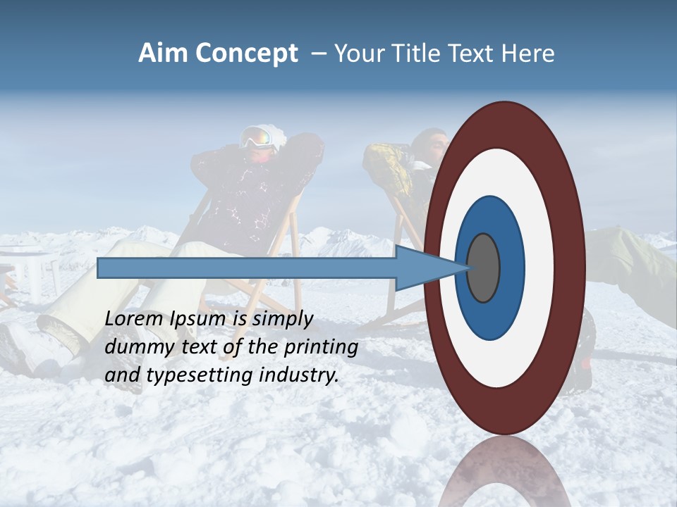 Snow Alps Vacation PowerPoint Template