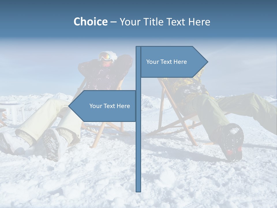 Snow Alps Vacation PowerPoint Template