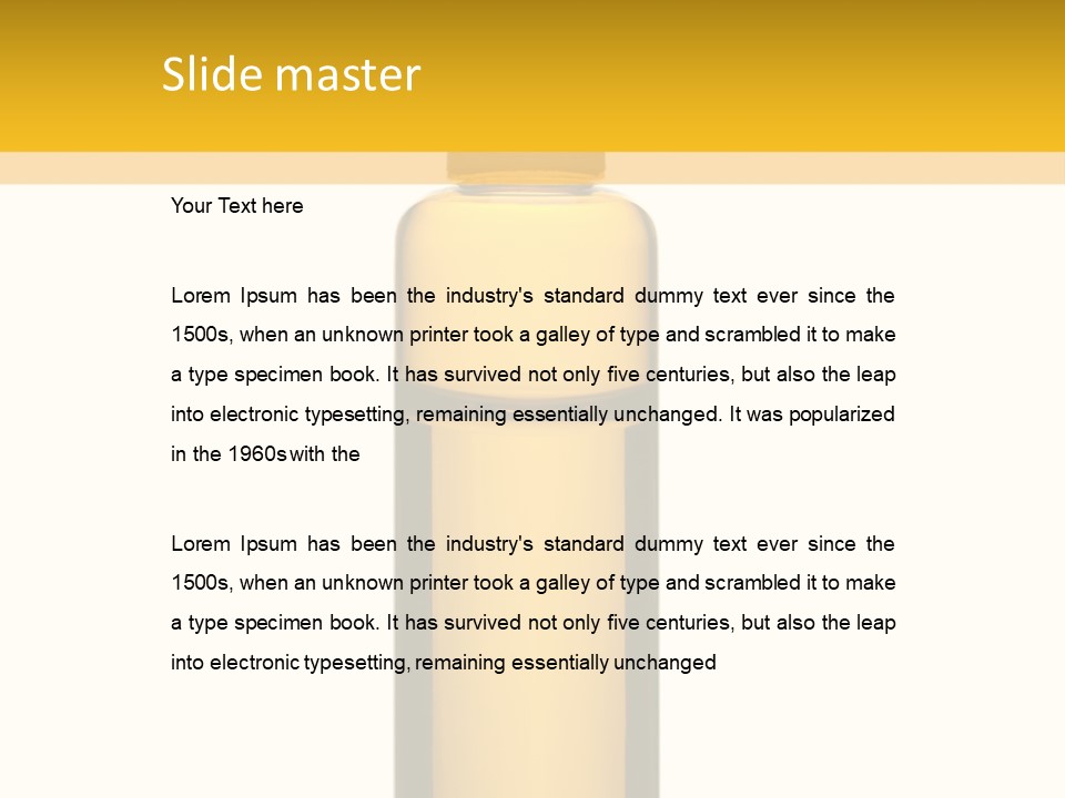 Multivitamin Cosmetics Steroids PowerPoint Template