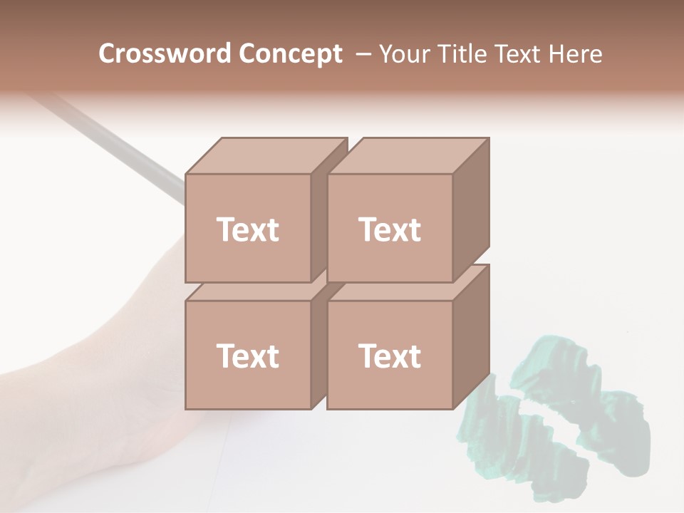 Wooden Object Hobby PowerPoint Template