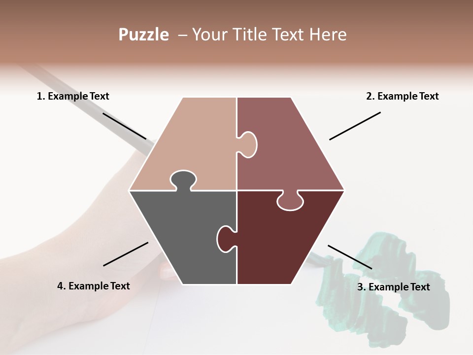 Wooden Object Hobby PowerPoint Template