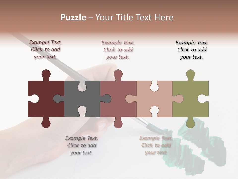 Wooden Object Hobby PowerPoint Template