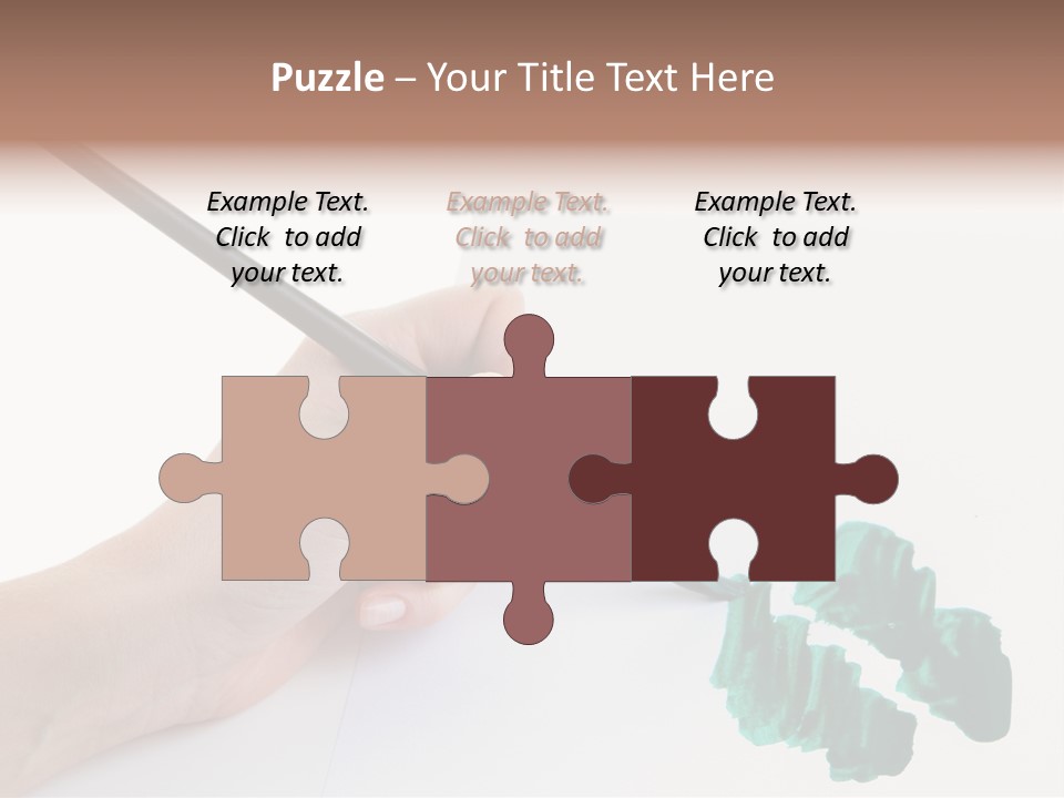 Wooden Object Hobby PowerPoint Template